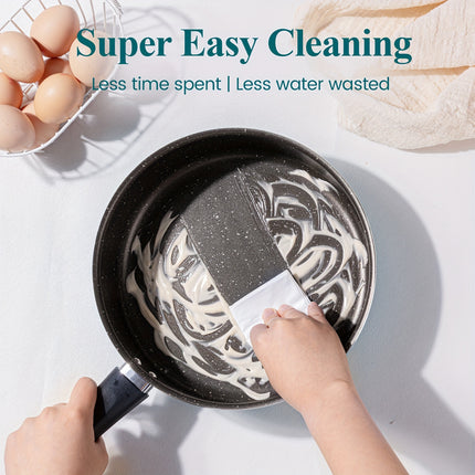 9pcs Nonstick Kitchen Pots and Pans Set Cookware Set, Aluminum  Dishwasher Safe,