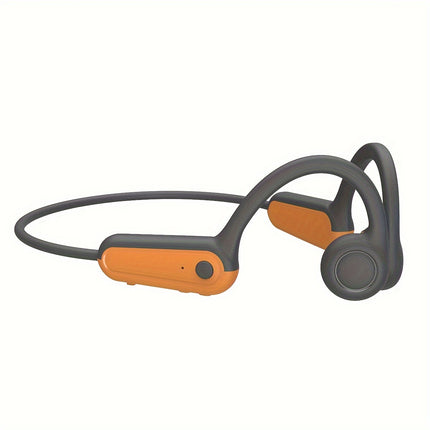 Wireless Bone Conduction Headphones - 15H Playtime, Sweatproof Sports Earbuds with Mic