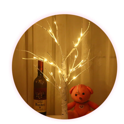 White Birch Tree Lights Led Lanterns Bedroom Room Decoration Lights