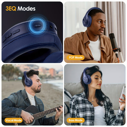 Headband Wireless Headphones Foldable Wireless Headset Wireless Headphones Spliced Large Earcups with