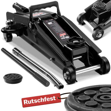 DEUBA® Hydraulic Car Jack 3 Tons Lifting Height 135-400Mm Including Rubber Pad Carrying