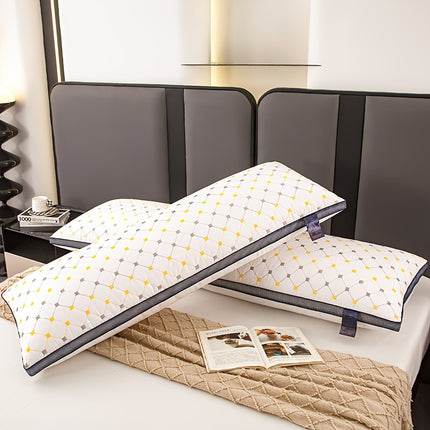 1pc of Premium Soft Extra-long Quilted Pillow Insert, the Best Pillow for Bedding