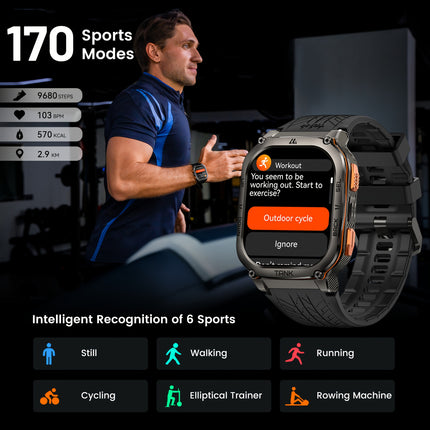 Ultra GPS Smart Watch for Men Halloween Best Gift Compass Altimeter Barometric
