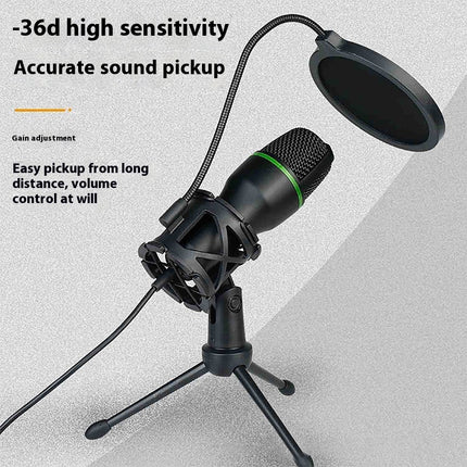 Home Computer Writing USB Condenser Microphone