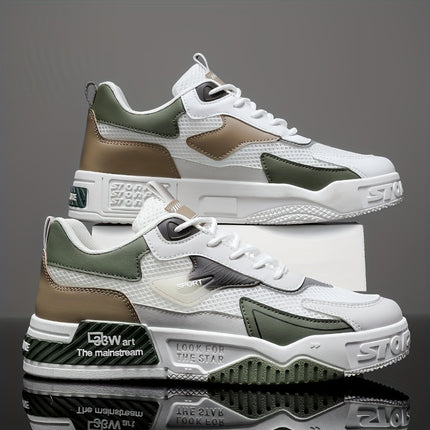 1 pair of Men's casual sports shoes, comfortable and fashionable on the feet, suitable for all seasons