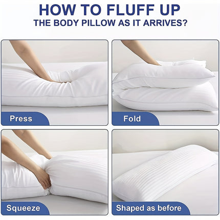 Single Pack, Adult Body Pillow, Breathable And Cool Strip Long Pillow,