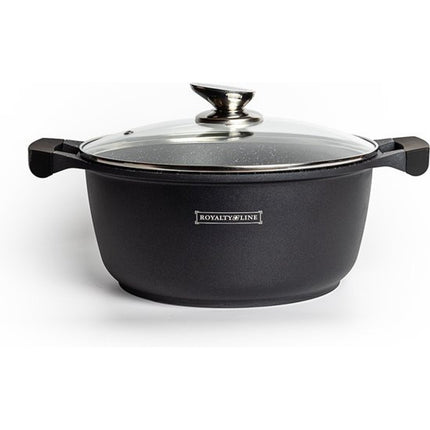 Royalty Line RLBS28M 28 cm Black Cast Iron Faitout