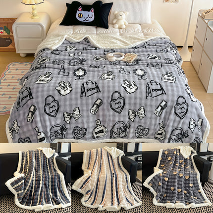 Heavyweight Bed Blanket, Machine Washable King Size Bed Blanket, Gravity Blanket For Sofa Cover