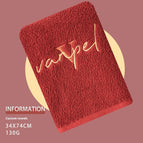 Deep brick red / 74x34cm