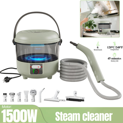 Steam Cleaner, 1500W Powerful Steam Cleaner with 6 Brushes