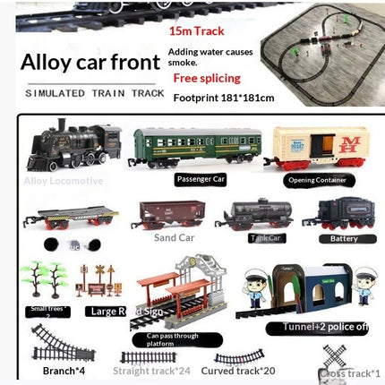 Children Boy Electric Steam Motor Car Birthday New Year Gift