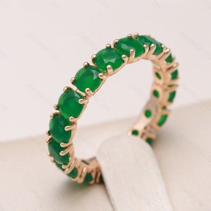 French Retro Champagne Gold Blue Ice Flower Zirconium Full Diamond Ring