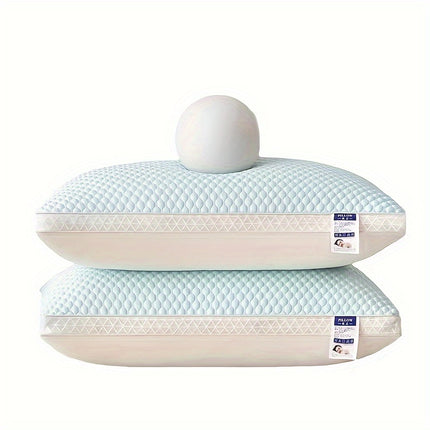 2pcs Cooling Breathable Tofu Pillows - Relax & Neck Support, Easy Sleep Comfort for Home, Bedroom,