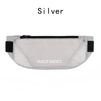 Men's Check Waterproof Ultra-thin Sports Waist Bag