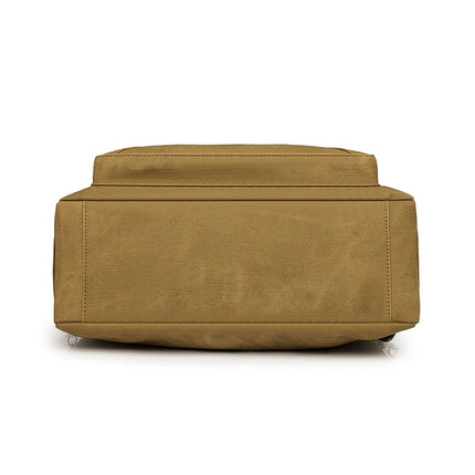 Women'S Retro Bohemian Crossbody Bag with Adjustable Strap - Solid Color Olive Green Tote Handbag