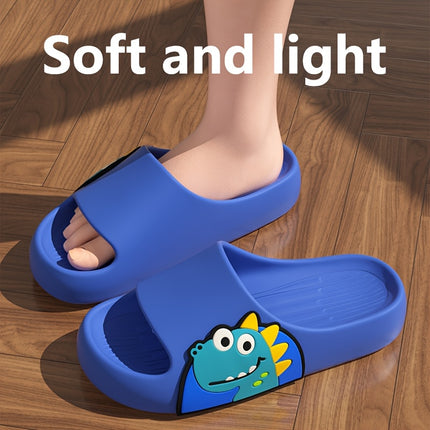 2 pcs  Cute Cartoon Slippers - Beach Casual Open-Toe Sandals, Suitable for Indoor And Outdoor Use