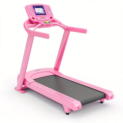 4-in-1 Pink Treadmill Sticker Set, High Transparency, Double-Sided Printing, Scratch-Resistant, Motorcycle Sticker, Car Bumper Sticker, Body Decoration Sticker, Material: Plastic