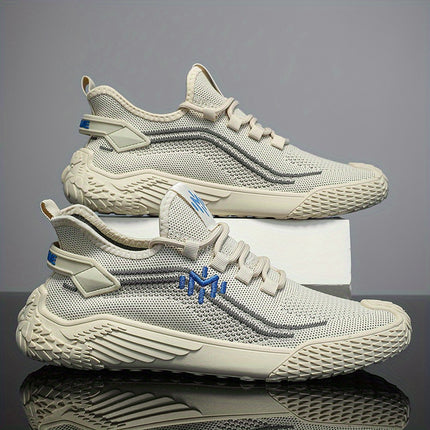 Men's low-top round-toe sports shoes, rubber insoles, shock-absorbing, anti-slip,