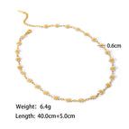 Style K-Necklace-99-White