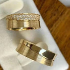 Brass Plated With Real Gold / US Size 6