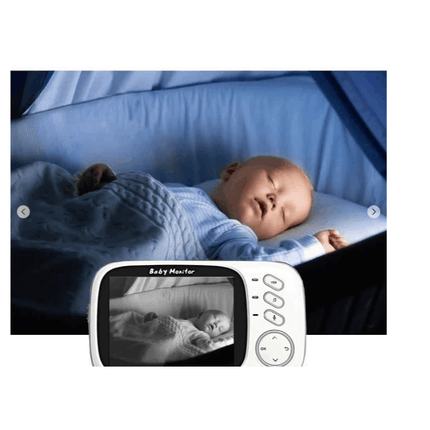 Baby monitor, 3.2-inch color LCD display, Portable Baby Monitor with Two-Way Audio, Night Vision
