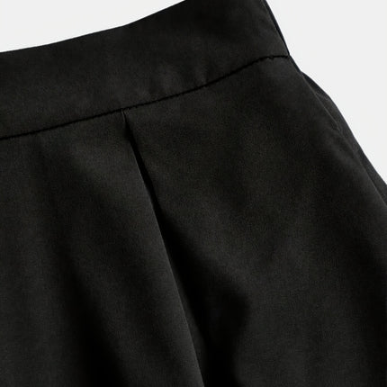 Women'S Solid Color Long Skirt | Casual High-Waist A-Line Skirt with Flowy Design for All Seasons