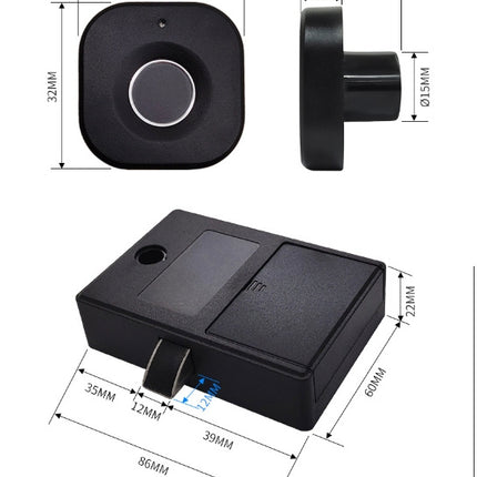 Smart Drawer Locker Wardrobe Electronic Office File Cabinet Dressing Cabinet Lock