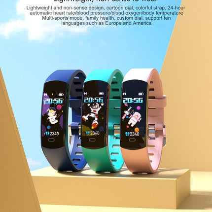 Children's Bracelet Heart Rate Blood Oxygen Monitoring Outdoor Exercise Step Counter