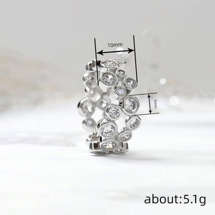 Geometric Circular Ring For Women With A Designer Aesthetic
