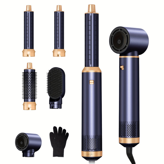 5in 1 Hot Air Brush Hair Styler Detachable Hair Hot Brush