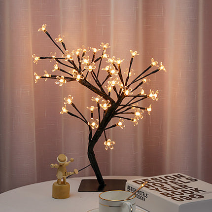 Romantic peach tree decoration lights