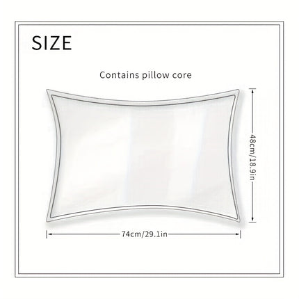 2pcs Large Sleep Pillow Set, Soft Supportive Bedside Pillows for Side, Back, and Stomach Sleepers,
