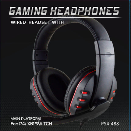 PS4 head-mounted luxury large headphones