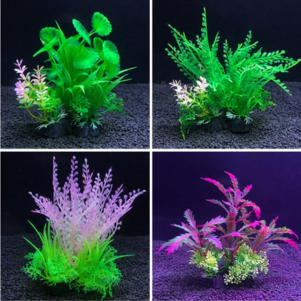 Large and small fish tank landscaping