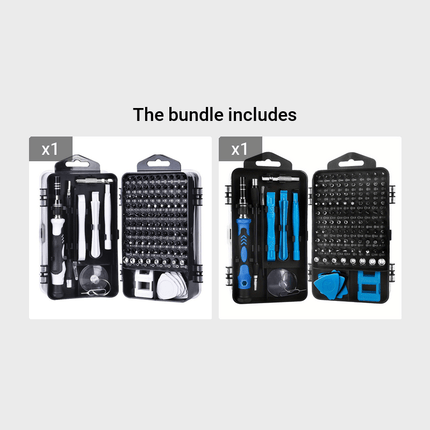 117in 1 Precision Screwdriver Set, Electronics Magnetic Repair Tool Kit with Case for Repair