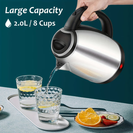 Kettle, 2.0L Hot Water Kettle Electric, BPA- Free Stainless Steel Tea Kettle, Electric Kettles