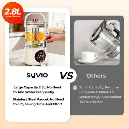 Electric Tea Kettle Health Kettle with Temperature Control | 1200W Fast Heating, 9 Presets