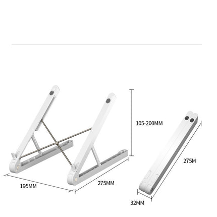 Notebook stand desktop cooling folding portable bracket
