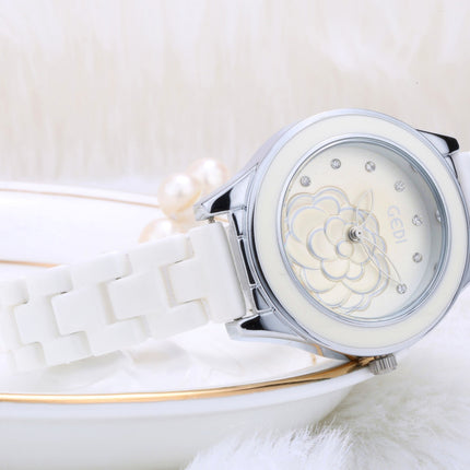 Trendy Fashion Waterproof Ladies Ceramic Watch