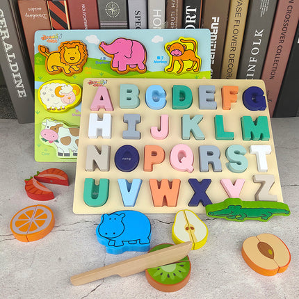 Three-dimensional puzzle wooden 3d shape puzzle