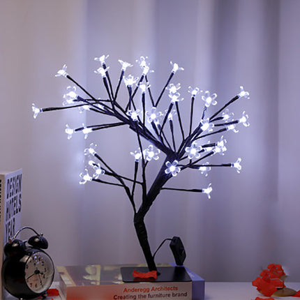 Romantic peach tree decoration lights