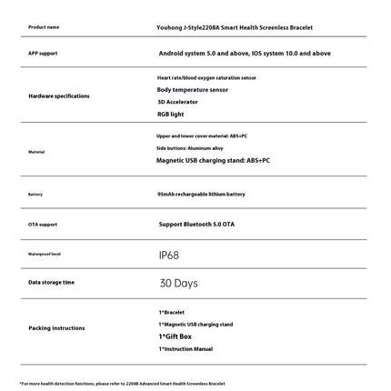 Smart Watch Smart Bracelet Sports Heart Rate