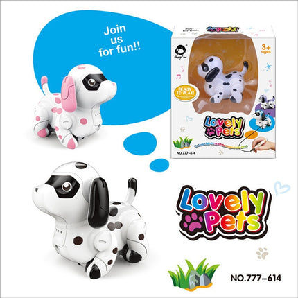 Light Induction Drawing Line And Pen Toy Robot