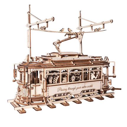 Diy Handmade Gift Tram Assembly Toy For Children Model
