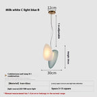 Warm Light / Light Blue B Milky White C