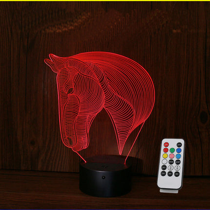 horse's head LED night lights