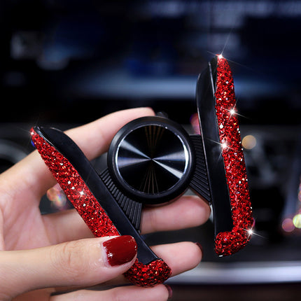 Car buckle mobile phone holder