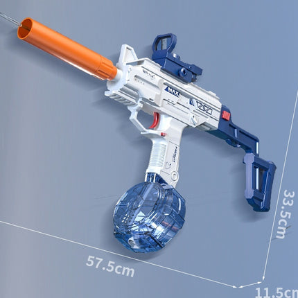 Children Automatic UZI Electric Backpack Water Submachine Gun Fights Summer Toy Water Guns Outdoor Beach Swimming Pool Toys