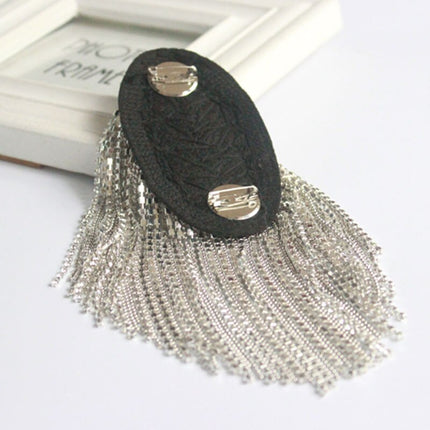 Fashion Dress Coat Fringed Epaulette Brooch