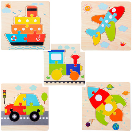 Children's wooden puzzle